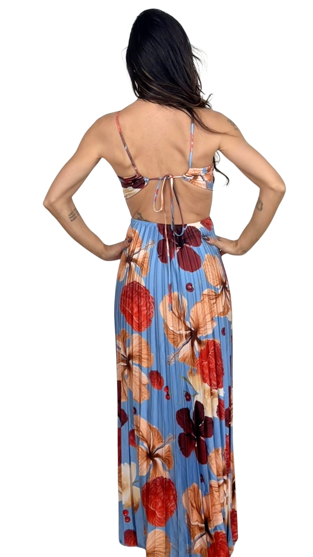 Abito Maxi "Tropical Sunset"