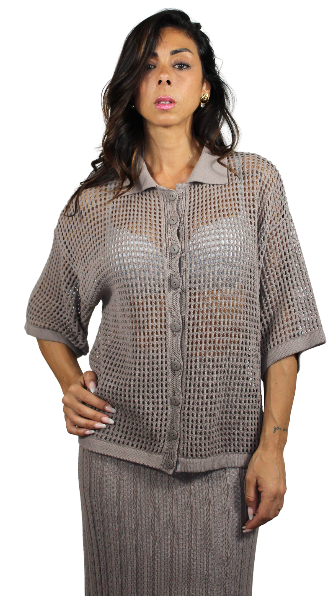 Polo in Maglia a Rete