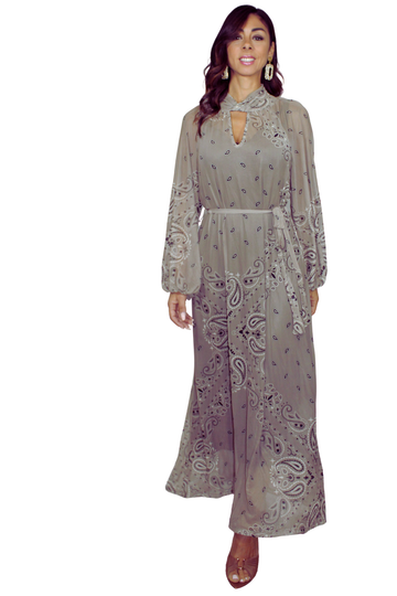Abito Lungo Paisley by Lumina