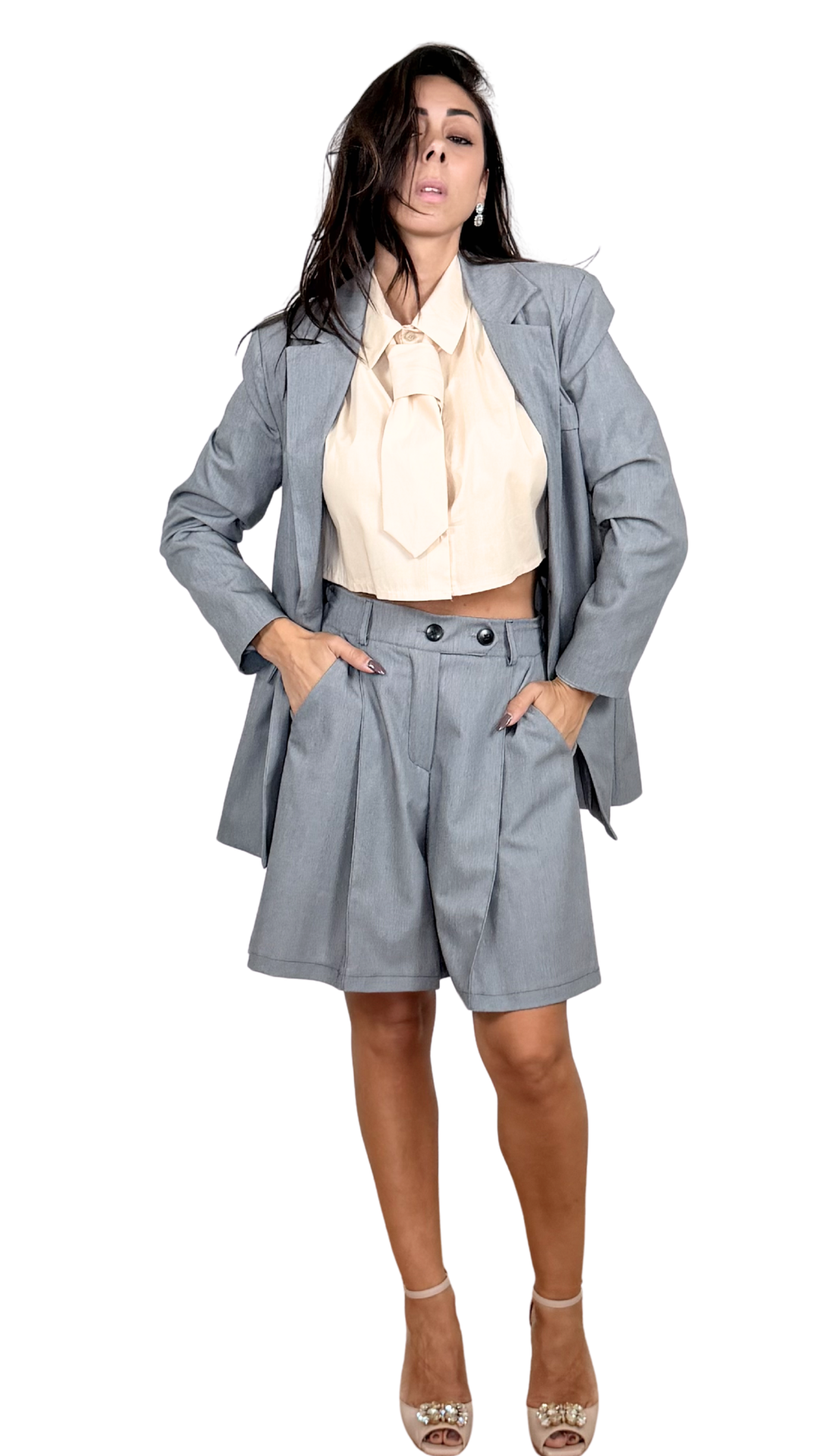 Coordinato Sartoriale Blazer e Bermuda
