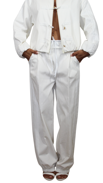 Pantalone "Utility-Chic" a Gamba Larga