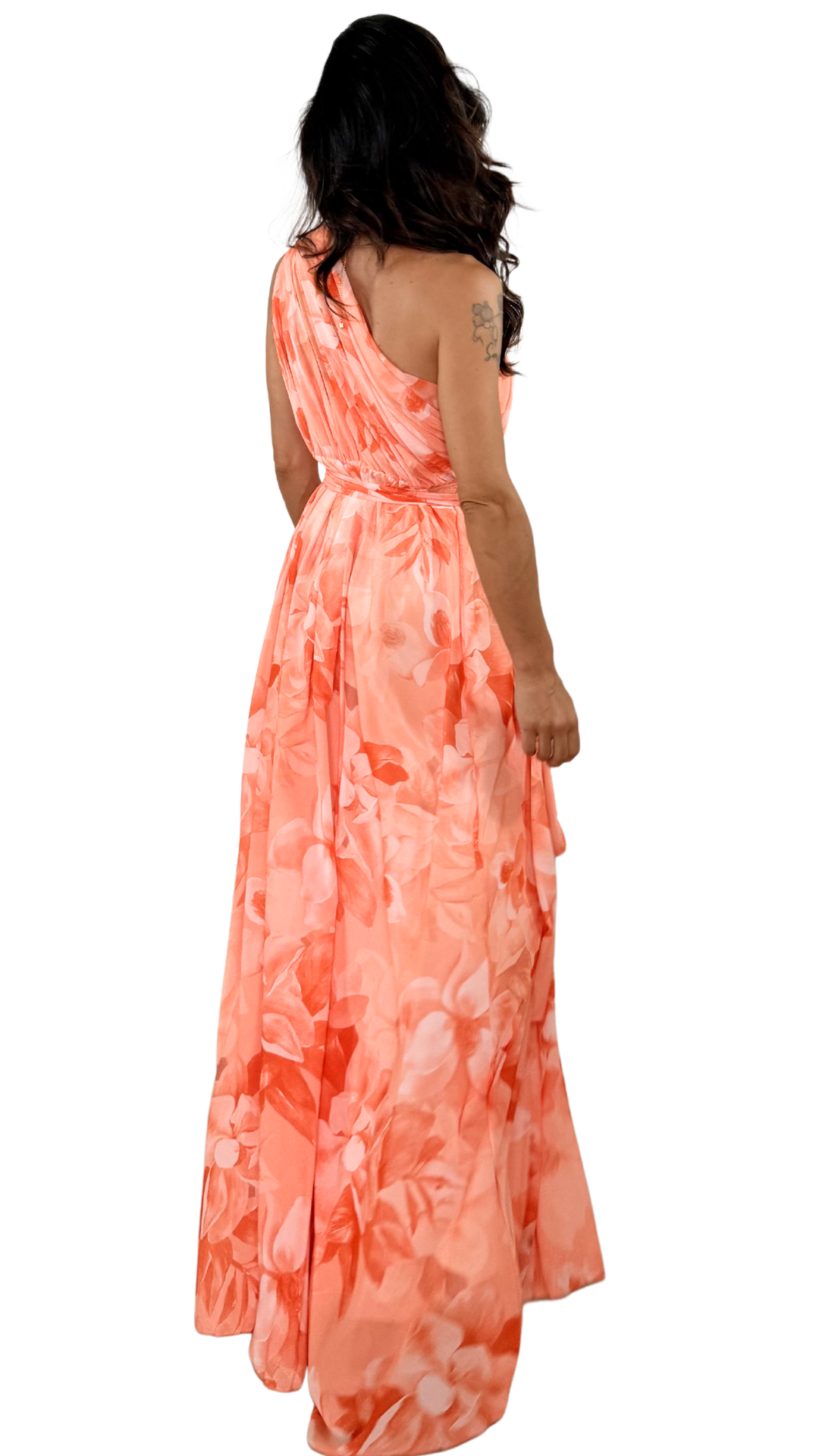 Abito Maxi "Coral Bloom"