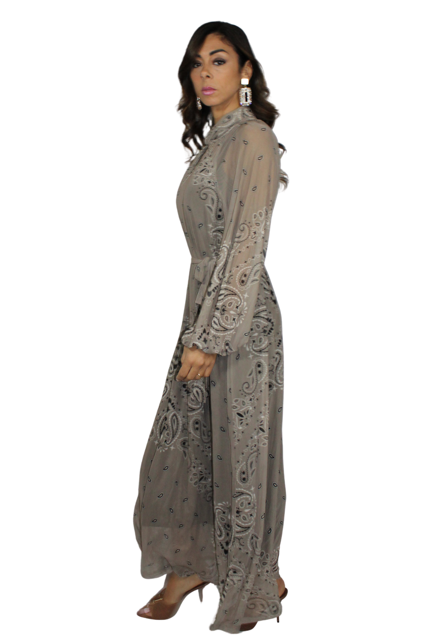Abito Lungo Paisley by Lumina