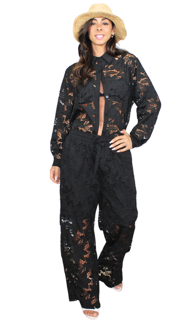Coordinato Camicia e Pantaloni FLOREALE