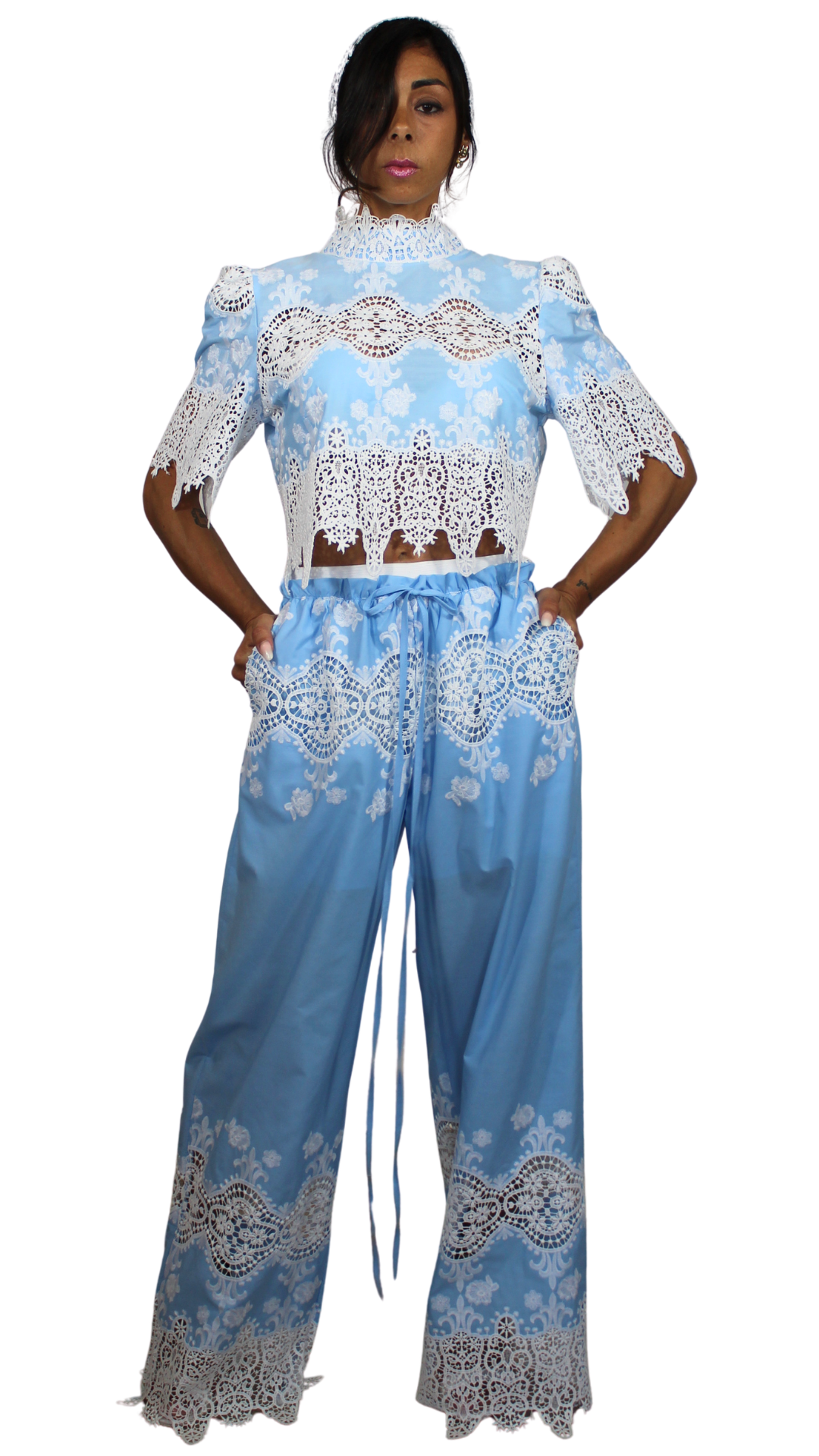Coordinato "Sky Lace"