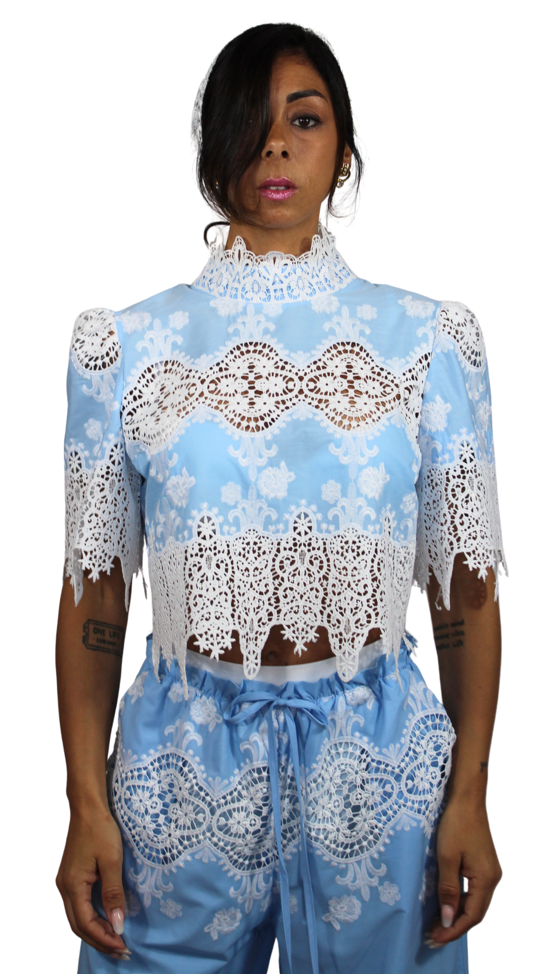 Coordinato "Sky Lace"