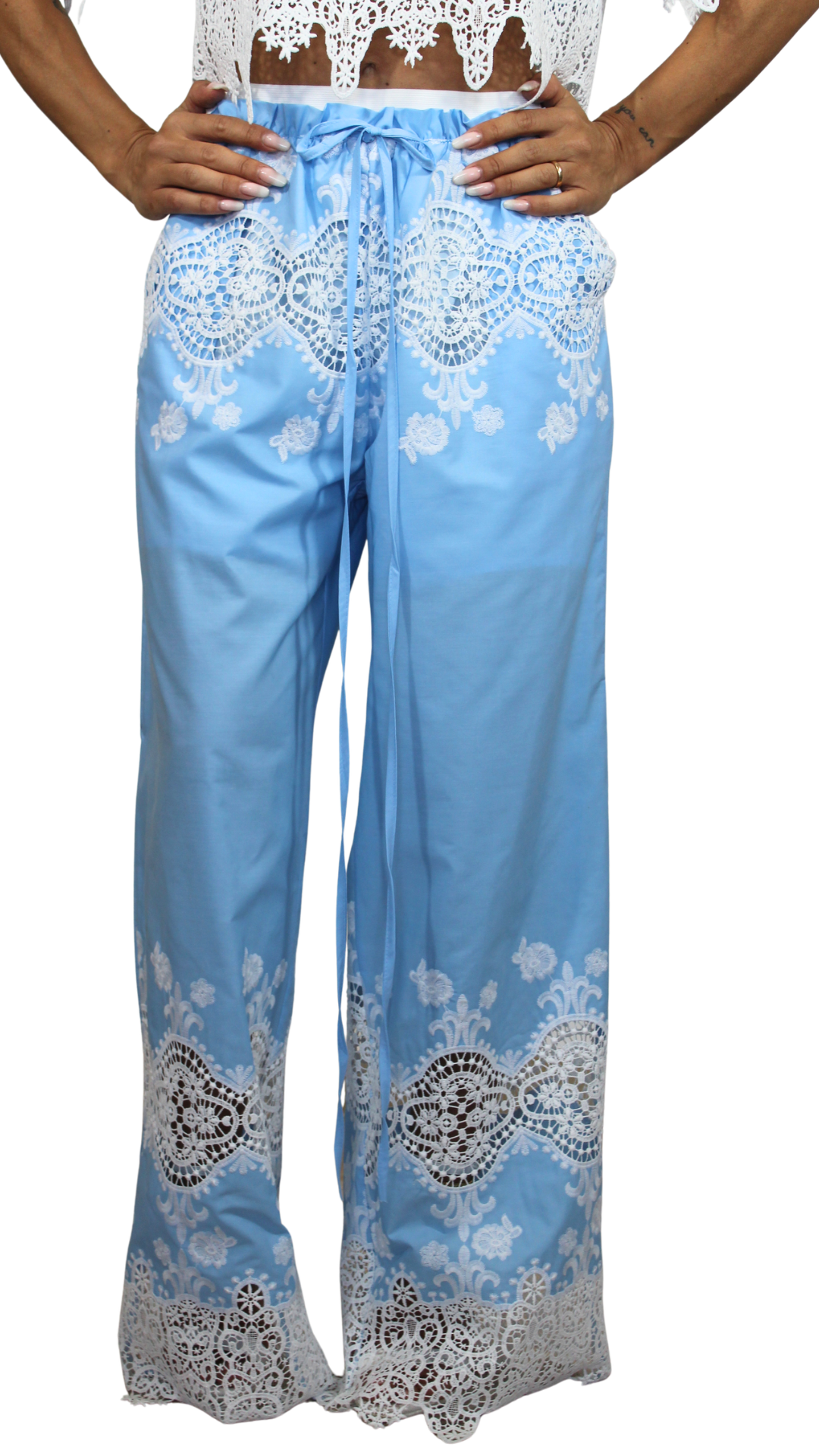 Coordinato "Sky Lace"