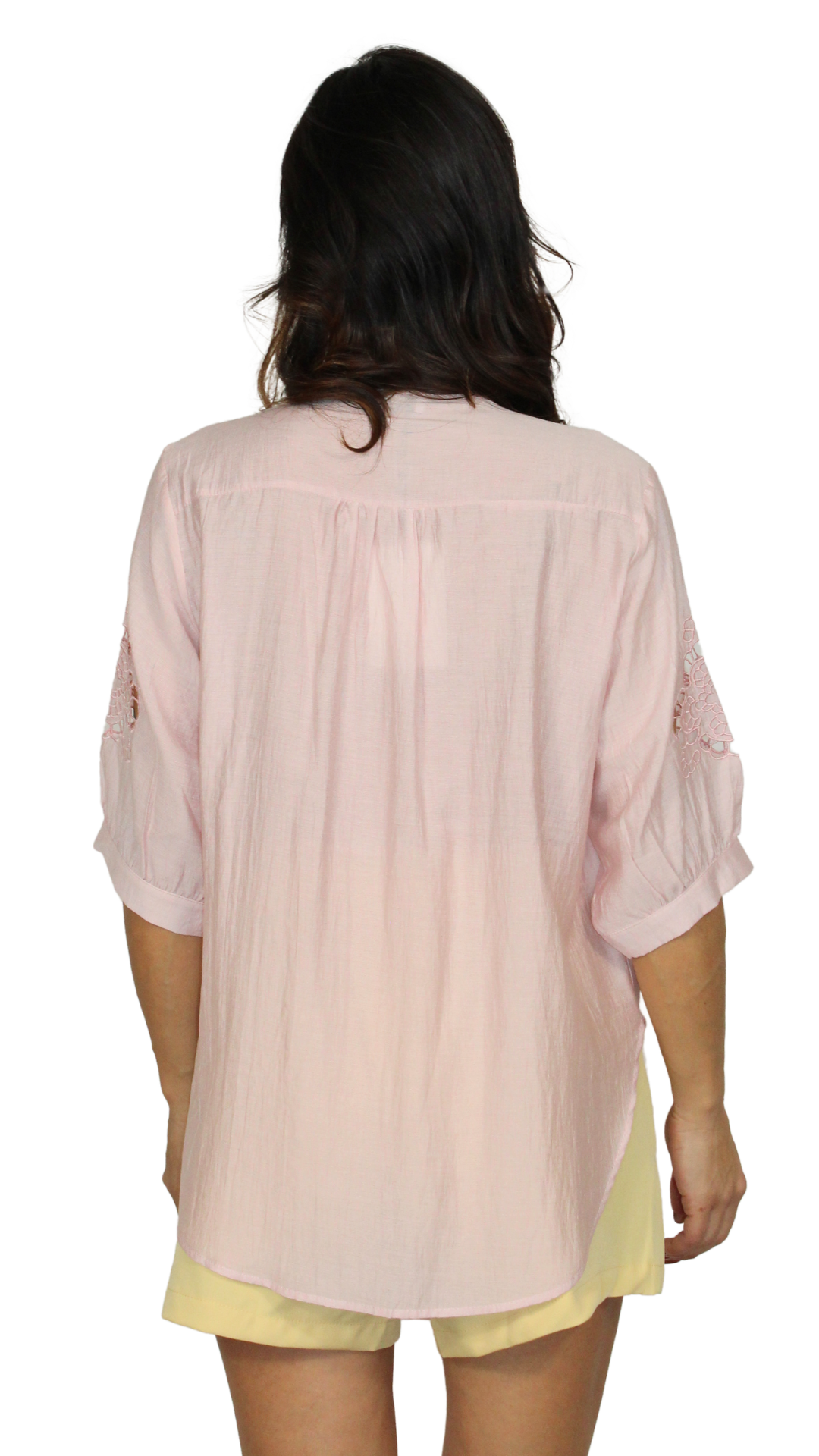 Camicia in Sangallo con Plissettata by Lokita