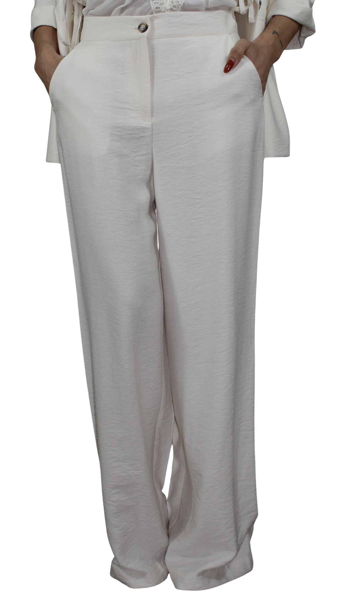 Pantaloni Gamba Larga