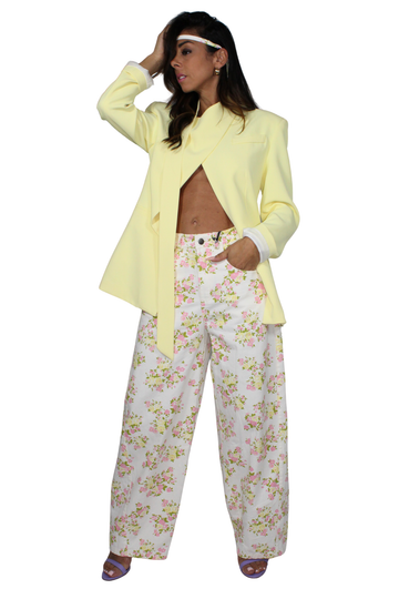 Pantalone fiori by Lumina