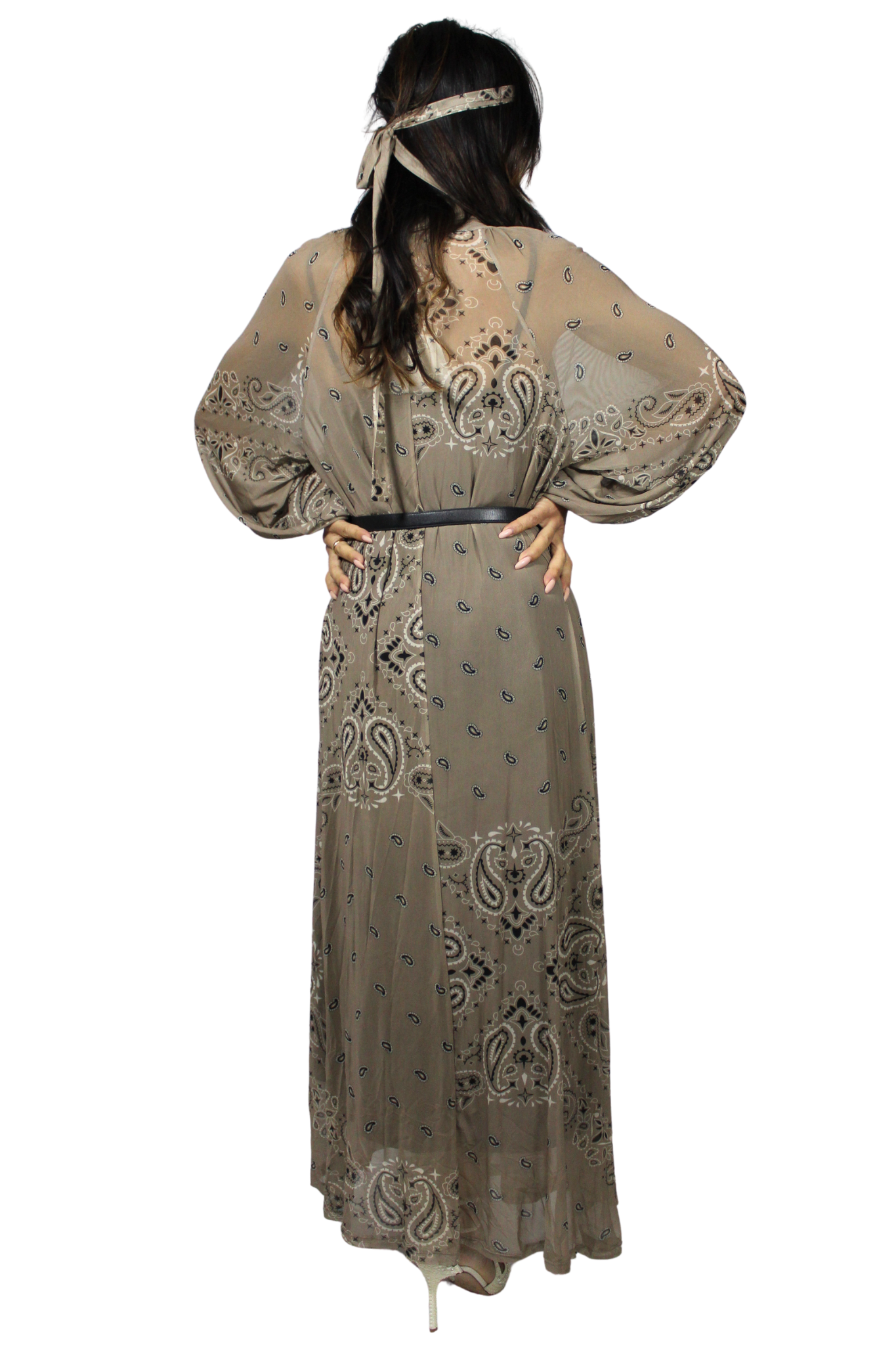Abito Lungo Paisley by Lumina