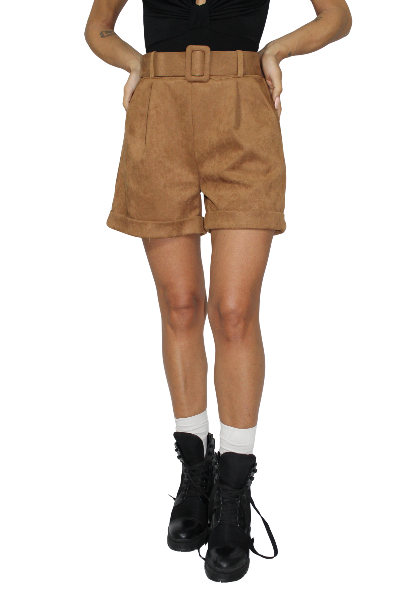 Short camoscio by Kontatto