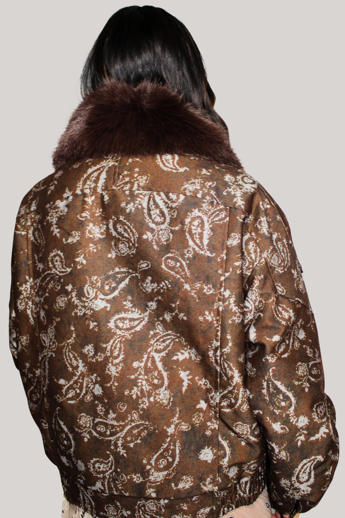 Giacca Bomber Paisley