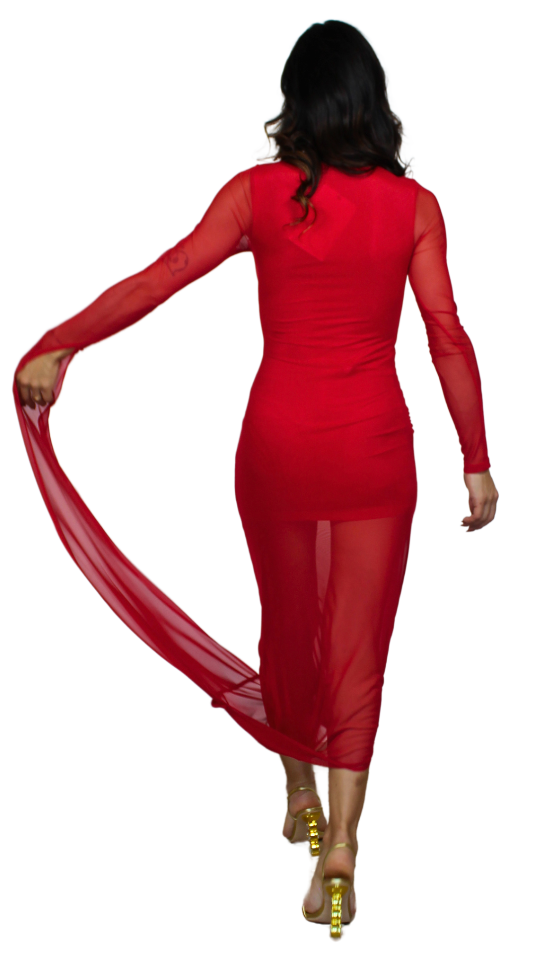 Abito Red-Mesh Pura Energia By Lumina