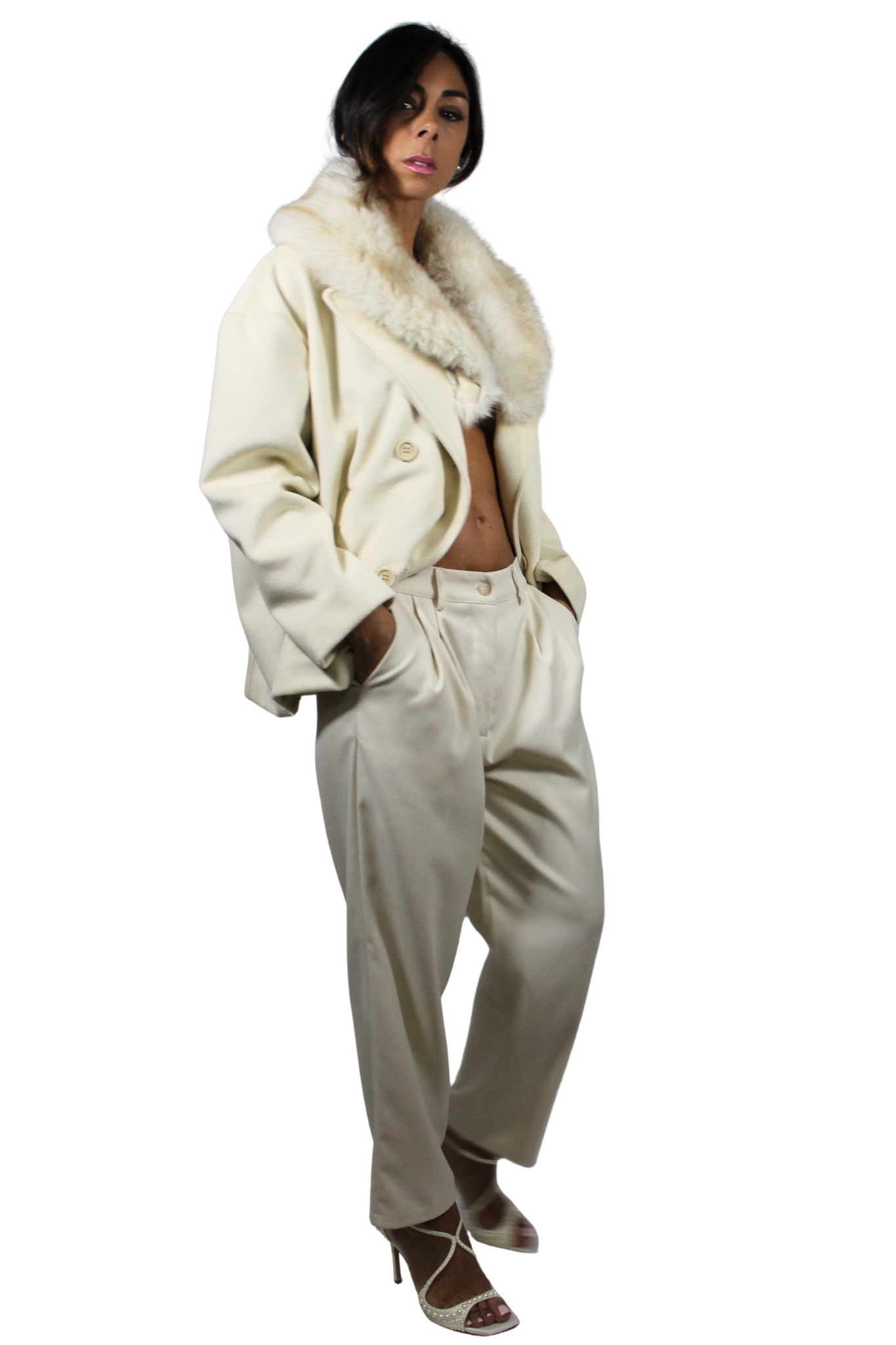 Cappotto corto doppiopetto by Lokita