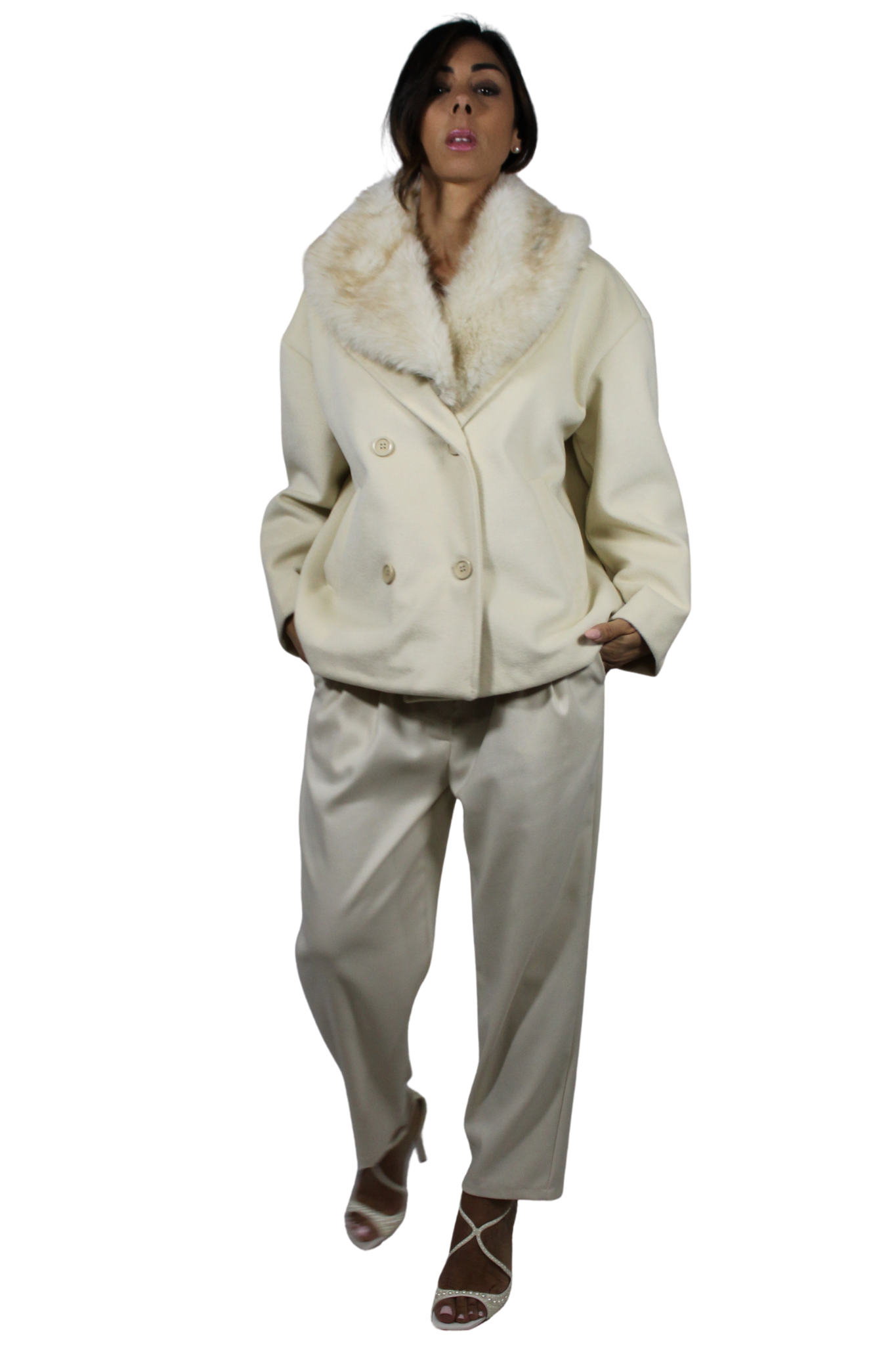 Cappotto corto doppiopetto by Lokita